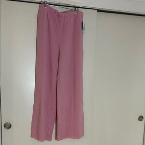 Grayson Threads Light Pink wide leg sweatpants Large